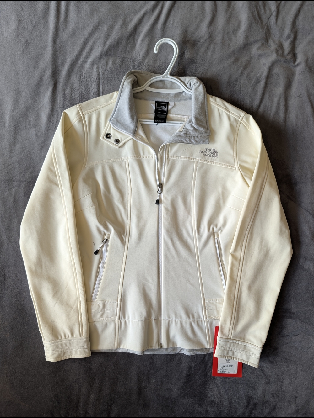 The North Face Cream Softshell Jacket